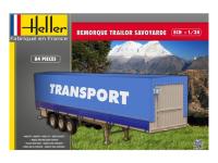 80771 Heller Трейлер Remorque Trailor Savoyarde (1:24)