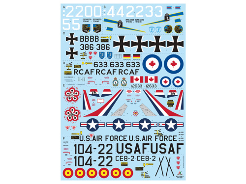 2509 Italeri Американский истребитель Lockheed TF-104G Starfighter (1:32)