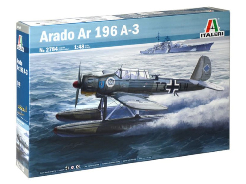 2784 Italeri Немецкий гидро-самолёт разведчик Arado Ar 196 A-3  (1:48)