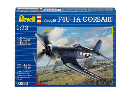 03983 Revell Американский истребитель Vought F4U-1A Corsair (1:72)