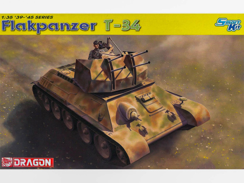 6599 Dragon Немецкая Flakpanzer T-34r (1:35)