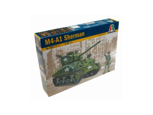 225 Italeri Американский танк M4 A1 Sherman (1:35)