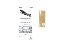 048025 Фототравление Микродизайн М&Г-3 закрылки (ICM, АРК) (1:48)