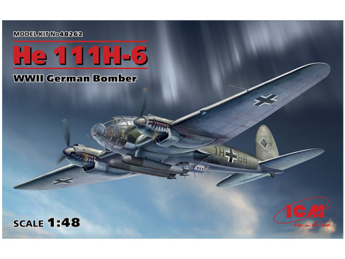 48262 ICM He 111H-6, Германский бомбардировщик ІІ МВ (1:48)