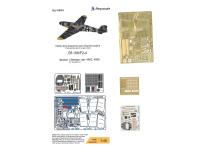 048004 Фототравление Микродизайн Bf-109F4 (Звезда) цветные приборные доски (1:48)