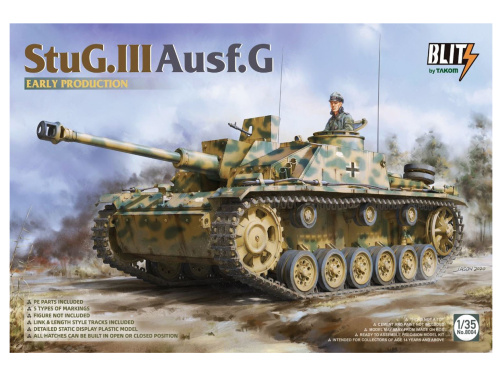 8004 Takom Немецкая САУ StuG.III Ausf.G ранняя версия (1:35)