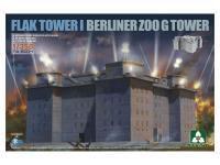 6004 Takom Немецкая крепость ПВО Flak Tower I Berliner Zoo G Tower (1:350)