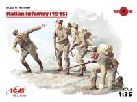 35687 ICM Фигуры Пехота Италии (1915г.), (4 фигуры) (1:35)