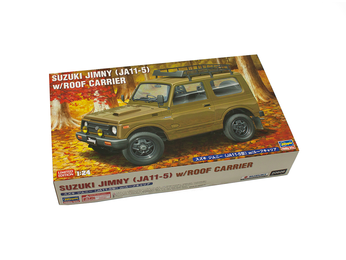 20606 Hasegawa Автомобиль Suzuki Jimny (JA11-5) w/Roof Carrier (1:24)  купить сборную модель в интернет-магазине Моделист - Доставка по всей России