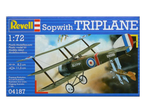 04187 Revell Британский триплан Sopwith (1:72)