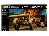 03176 Revell Немецкая противотанковая пушка "German Heavy Gun 17cm Kanone 18" (1:72)