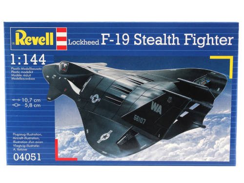 04051 Revell Истребитель F-19 Stealth (1:144)
