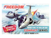 162702 Freedom Model Kits Набор самолётов ROCAF F-104/TF-104 + RF-104