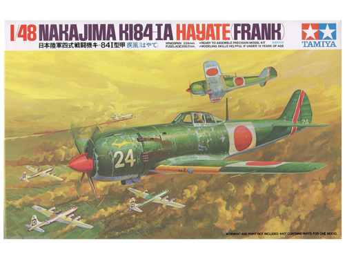 61013 Tamiya Японский истребитель Nakajima Ki-84-IA Hayate (Frank) (1:48)