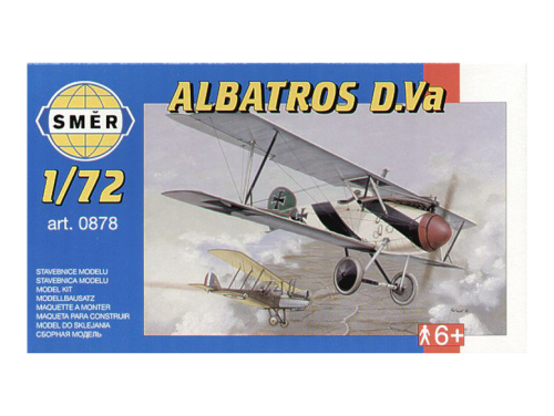0878 Smer Истребитель Albatros D.Va (1:72)