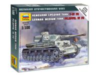 6251 Звезда Немецкий танк Т-IV F2 (1:100)
