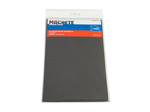MCH0115 MACHETE Наждачная бумага 1500 (2 листа)