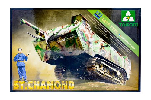 2012 Takom Французский тяжёлый танк St.Chamond (1:35)