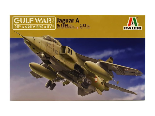1386 Italeri Французский истребитель Jaguar A, Война в Персидском заливе (1:72)