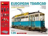 38009 MiniArt Европейский трамвай с экипажем и пассажирами (1:35)