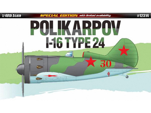 12314 Academy Советский истребитель I-16 Type 24 Polikarpov (1:48)