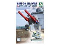 2138 Takom Корабельные ракетные платформы GWS-30 Sea Dart и GWS-25 Sea Wolf (1:35)