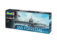 05156 Revell Американский авианосец USS Forrestal (CV-59) (1:542) 05156 Revell Американский авианосец USS Forrestal (CV-59) (1:542)