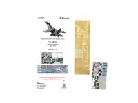 072016 Фототравление Микродизайн Су-30СМ (Звезда) цветные приборные доски (1:72)