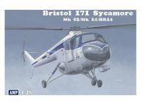 AMP48-010 AMP Многоцелевой британский Вертолёт Bristol 171 Sycamore Mk.52/.14/HR14 (1:48)