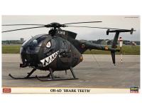 07531 Hasegawa американский лёгкий вертолёт OH-6D Shark Teeth (Limited Edition) (1:48)
