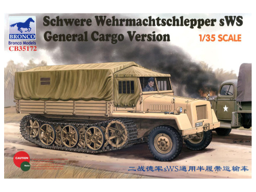 CB35172 Bronco Немецкий грузовой БТР снабжения Schwerer Wehrmachtschlepper (1:35)