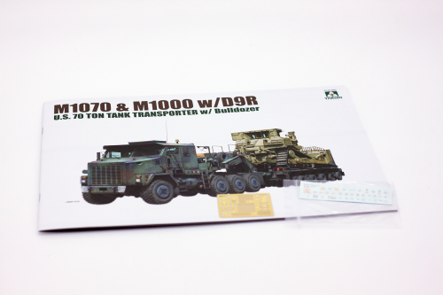 5002 Takom Американскиий танковый транспортёр M1070 сприцепом M1000 и тяжёлым трактором D9R (1:72)