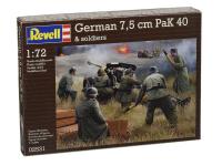 02531 Revell Немецкое противотанковое орудие PaK40 (1:72)