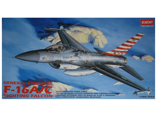 12259 Academy Самолет F-16A/C Fighting falcon (1:48)