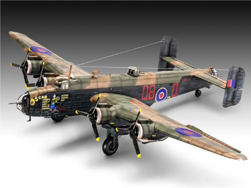 04936 Revell Британский тяжёлый бомбардировщик Handley Page Halifax B Mk.III (1:72)