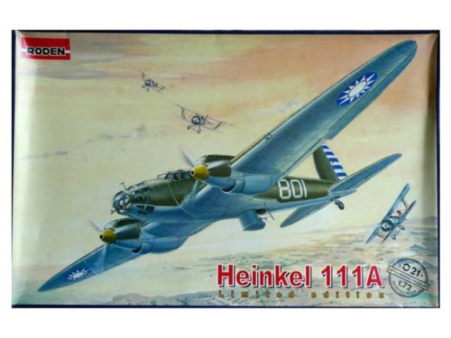 Rod021 Roden Немецкий средний бомбардировщик Heinkel HE-111A (1:72)