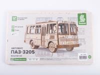 Конструктор из дерева. Автобус ПАЗ-3205, 1:43. Baumi 12104