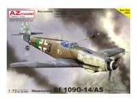 AZ7657 AZ Model Немецкий истребитель Bf-109 G-14/AS "Reich Defence" (1:72)