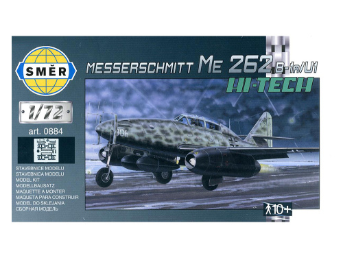 0884 Smer Истребитель Messerschmitt Me 262 B-1a/U1 (Hi-Tech Kit) (1:72)
