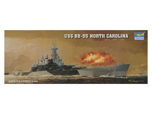 05303 Trumpeter Линейный корабль USS North Carolina BB-55 (1944) (1:350)