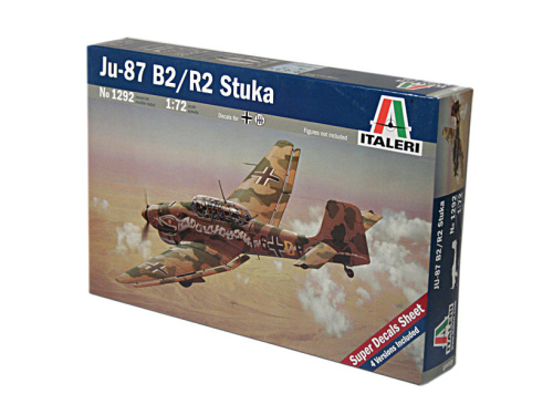 1292 Italeri Немецкий пикирующий бомбардировщик Ju-87 B-2/R-1 Stuka (1:72)