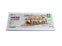 Конструктор из дерева. Тепловоз ЧМЭЗ, 1:43. Baumi 12301