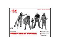 35632 ICM Фигуры Германские пожарные 2МВ (4 фигуры) (1:35)