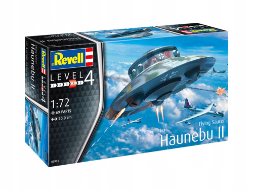 03903 Revell Немецкая летающая тарелка Flying Saucer Haunebu II (1:72)