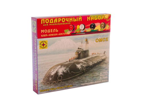 ПН170074 Моделист Подарочный набор. Атомный подводный крейсер "Омск" (1:700)