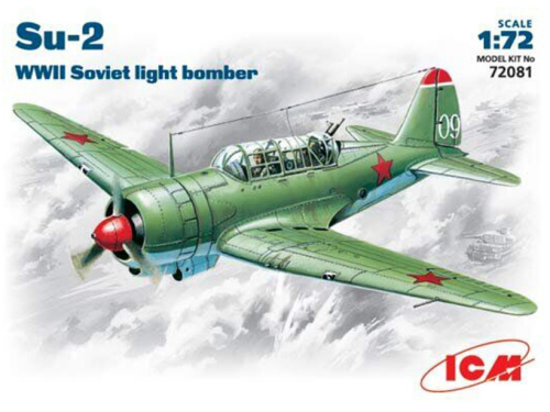 72081 ICM Су-2, советский легкий бомбардировщик II Мировой войны (1:72)