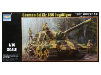 00923 Trumpeter Немецкая САУ-Истребитель танков Sd.Kfz. 186 Jagdtiger (1:16)