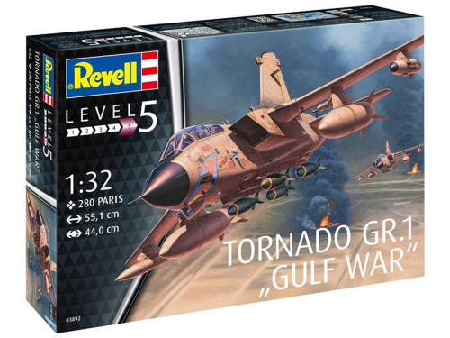 03892 Revell Истребитель-бомбардировщик Tornado GR Mk1 RAF "Gulf War" (1:32)