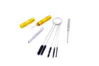 1636 JAS Набор инструмента для разборки и чистки аэрографа, 4 предмета.