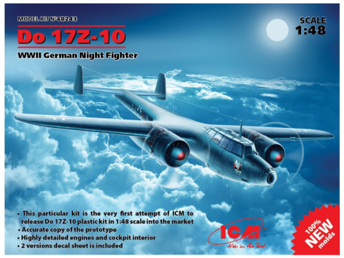 48243 ICM Германский ночной истребитель Do 17Z-10 (1:48)